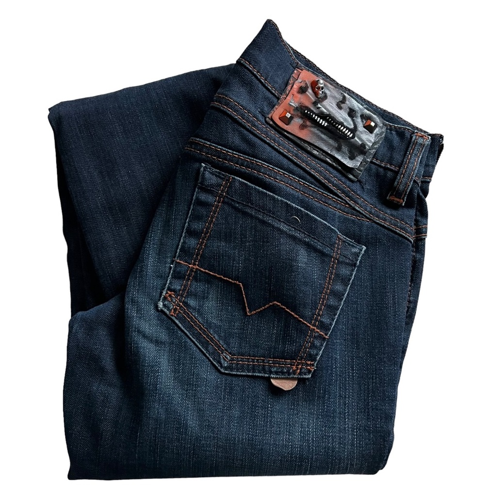 Hugo Boss Women’s Skinny Jean With Skull Patch Size 27/34